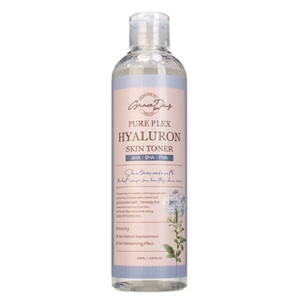 Увлажняющий тонер с Гиалуроновой Кислотой Grace Day Pure Plex Hyaluron Skin Toner 250мл