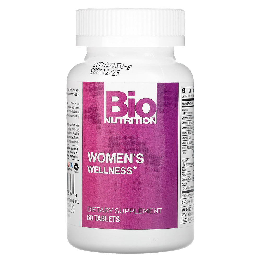 Bio Nutrition, женское здоровье, 60 таблеток
