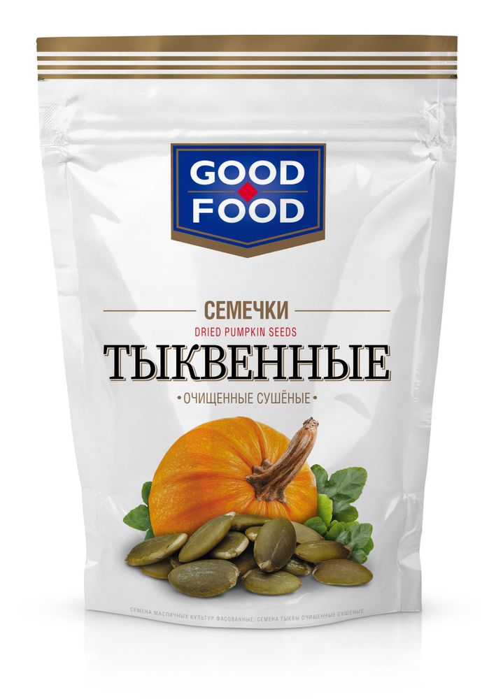 GOOD FOOD Тыквенные семечки сушёные 130 г