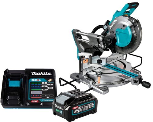Аккумуляторная торцовочная пила с комплектом питания Makita LS004GZ01-191J67-0