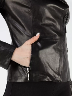 Кожаная куртка осень натуральная косуха