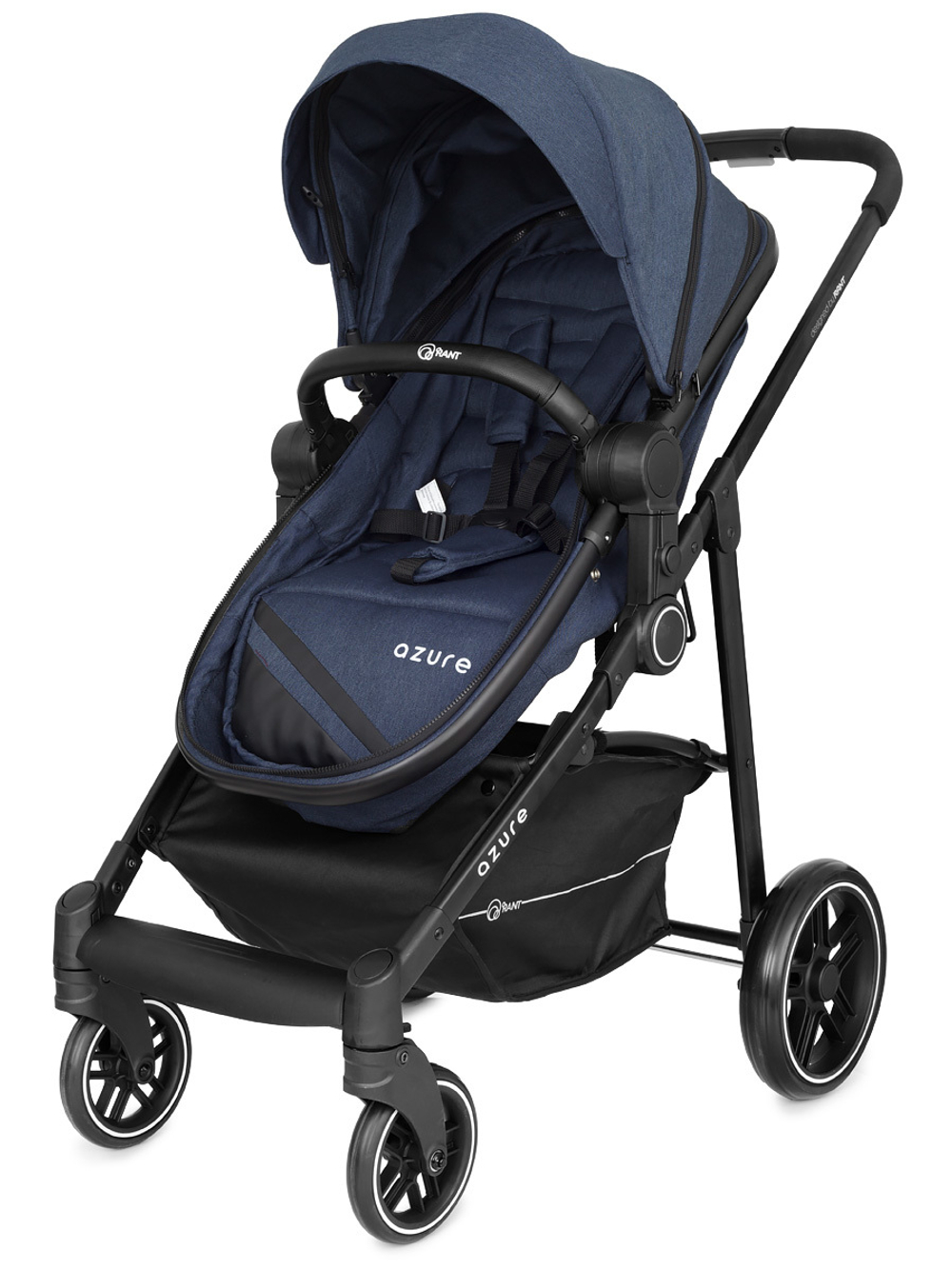 Коляска детская 2-в-1 "AZURE Trends" RA147 alu. Blue