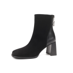 SAFIYA Stretch & Sock Boots Women"s Black/Brown