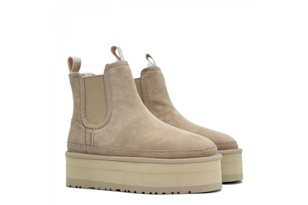 UGG Neumel Platform Chelsea Sand