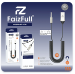 Bluetooth-AUX адаптер FaizFull BT-130 (BT5.1, Jack 3.5мм, микрофон) кабель 1.1м
