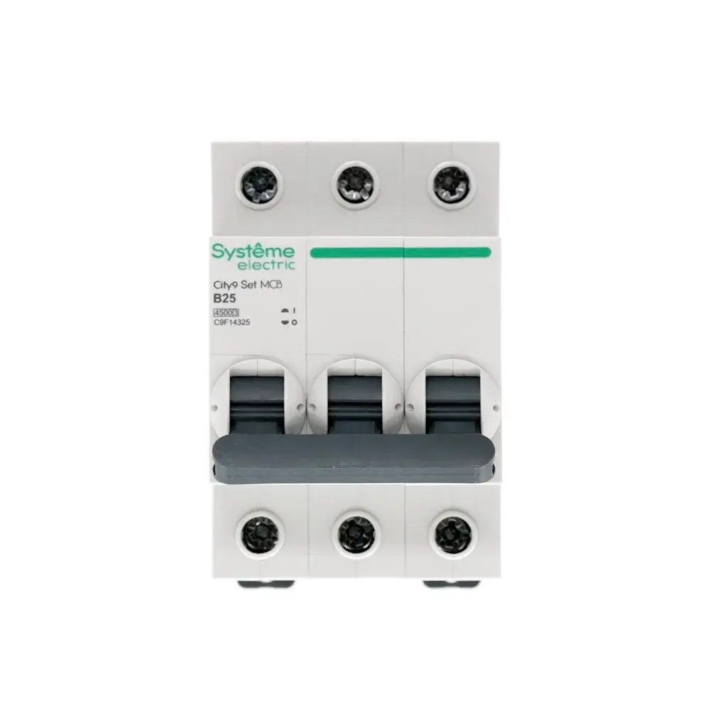 City9 Set Автоматический выключатель (АВ) B 25А 3P 4.5kA 400В