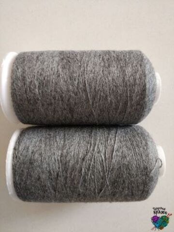 Серый классика, арт. 20, Кашемир 100% в бобинах