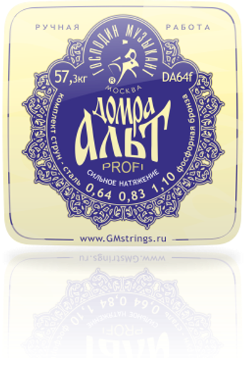 Струны для домры ГОСПОДИН МУЗЫКАНТ DA 64F