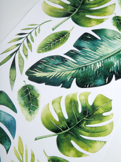 Интерьерные виниловые наклейки большие воздушные шары на стены в детскую, дома, облака, пейзаж