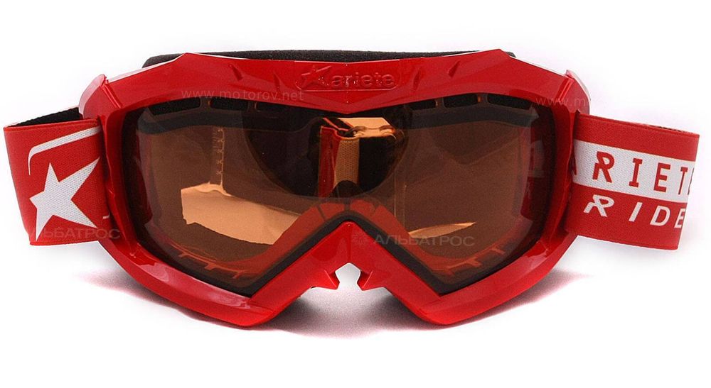 Очки ARIETE 07 SNOW GOGGLES RED, ORANGE LENS (2000000007427)