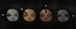 Раковина Gessi 316, накладная, без перелива, Ø400хh125 мм, цвет Brass Brushed PVD