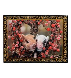 ШК-11/13-A Шкатулка в технике декупаж (8х10х4)