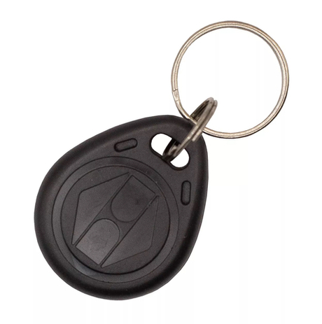 Перезаписываемый RFID брелок-ключ T5577 (TEMIC) ЧЕРНЫЙ