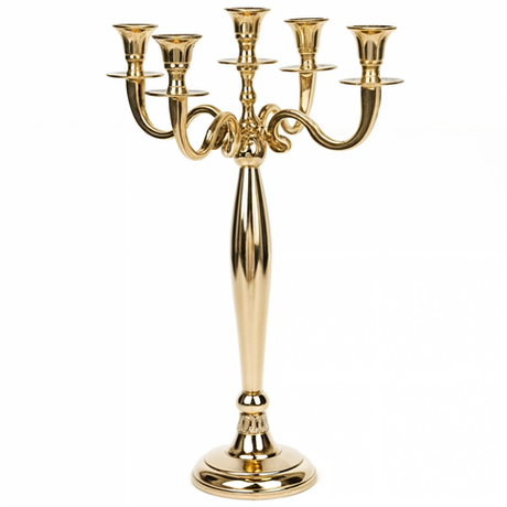 Канделябр на 5 свечей (металл), Н40 см