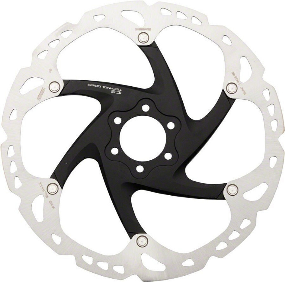 Тормозной диск 203mm Shimano SM-RT86-L cеребристый ESMRT86L2 коробка AM