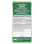Nature's Truth, Цинк и витамин C быстрого высвобождения, 50 мг, 120 капсул с быстрым высвобождением