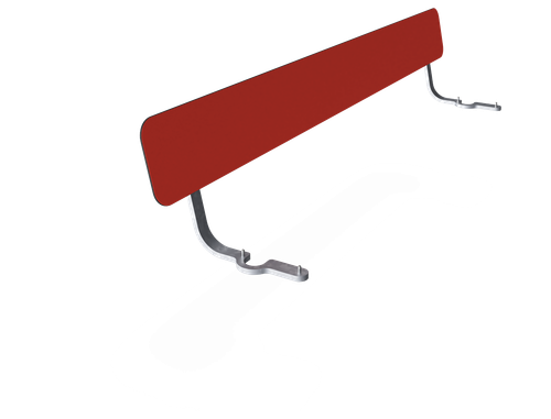 Спинка «Агора» - красный, HPL