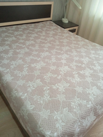 Покрывало жаккардовое двухстороннее Нежность 2656-16 беж,белый 2.0 (180х200)