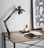 Светильник KD-312 настол. струбцина 230В 60Вт E27 черн. Camelion 10999