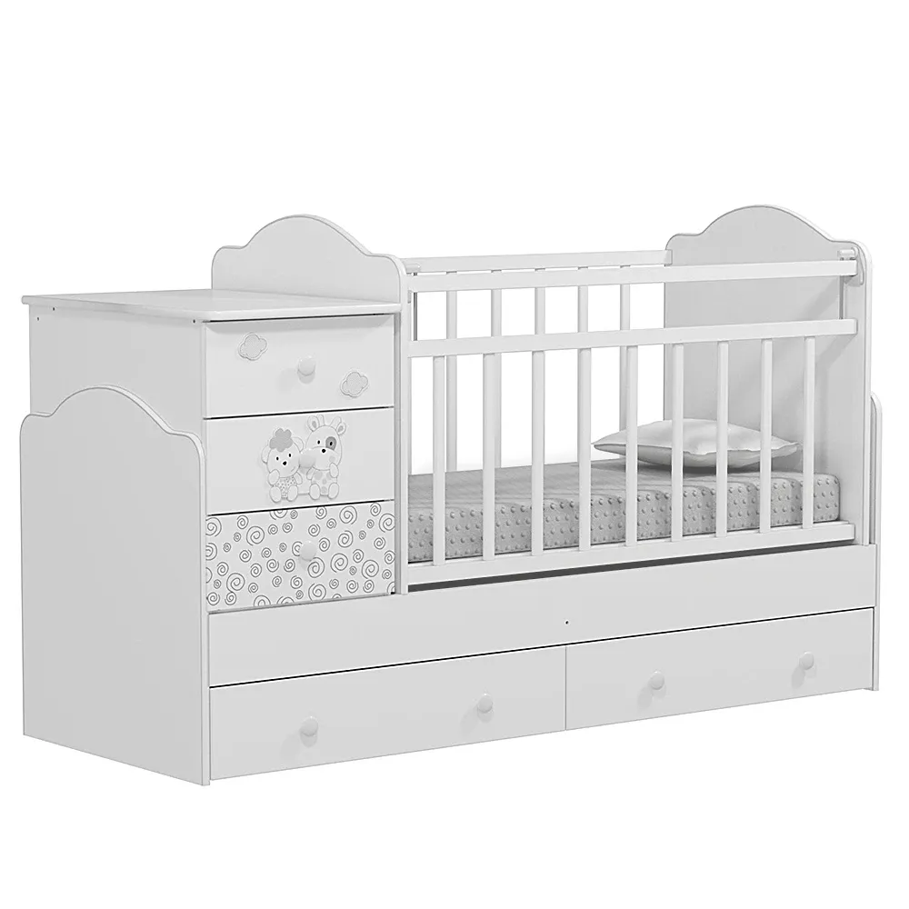 Кровать детская Indigo Fattoria Universal белый