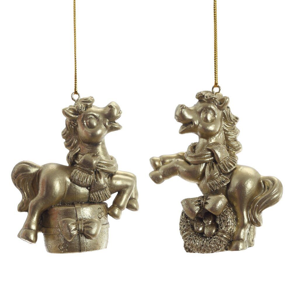 GAEM Фигурка декоративная подвесная "Лошадка", L6,5 W3,5 H7 см, 2в.