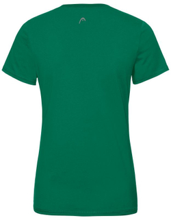 Женская теннисная футболка Head Club Lucy T-Shirt W - green/white