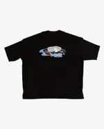 Футболка Нетак Оверсайз Закат Венеры 1.0 Черная