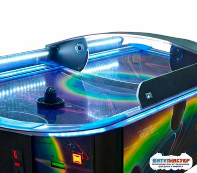 Аэрохоккей напольный большой «Сатурн», 238×130×82 см