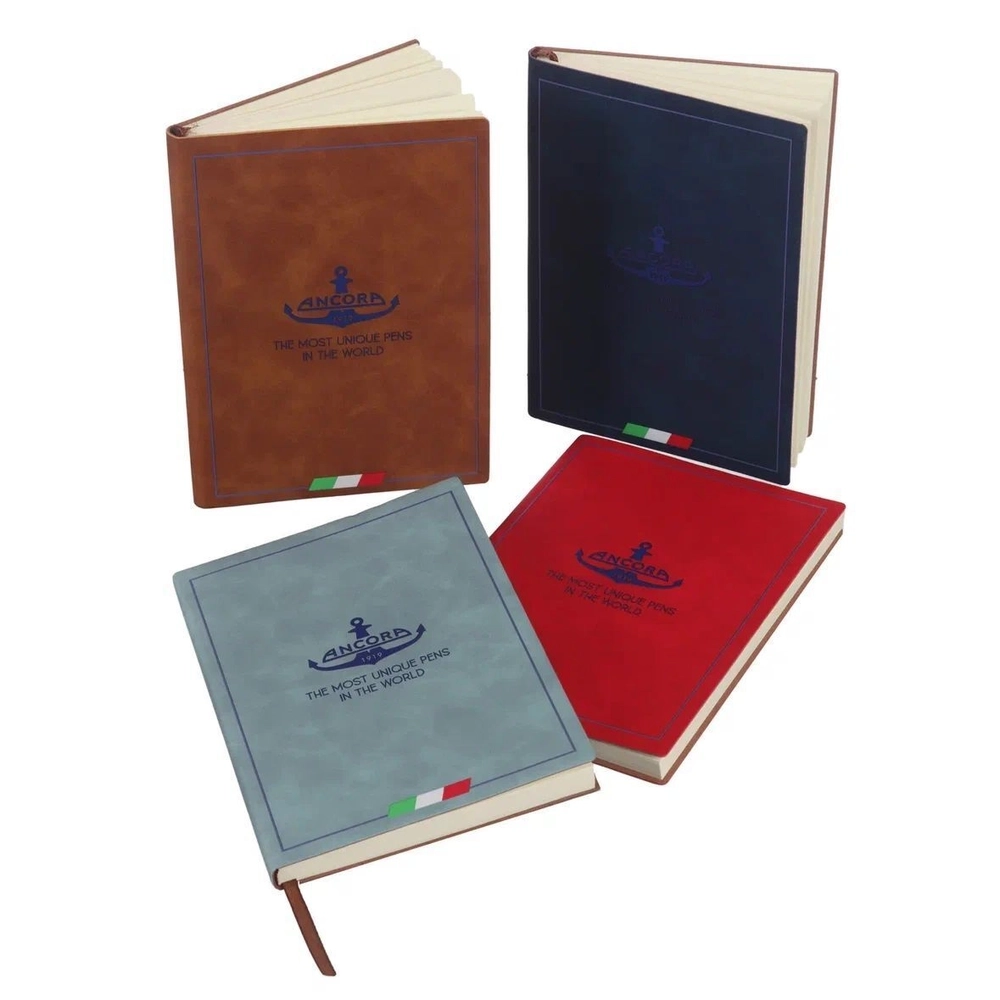 Кожаный блокнот Ancora 1919 Italia (Голубой)
