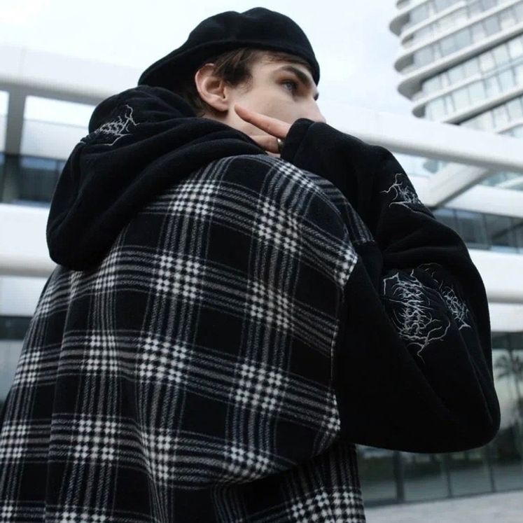 Худи ISSAYA Roots флис, черный