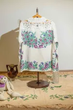 Рубашка Soeurs Chicory Lace Shirt beige