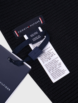 Шапка Tommy Hilfiger Cotton-Cashmere Blend Black