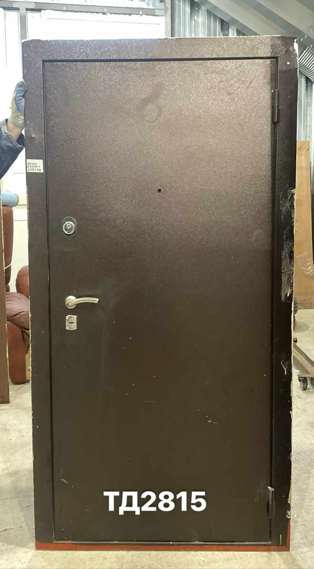 Дверь металлическая Б/У 207(в) х 97(ш) Входная