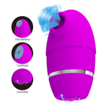 Лиловый стимулятор клитора 4-в-1 Shakira