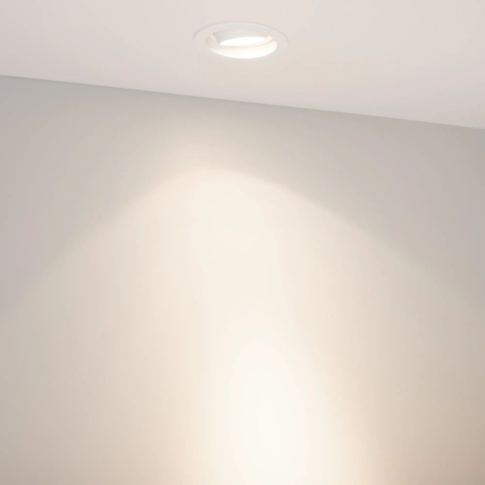 Светильник MS-VORTEX-BUILT-R90-12W Day4000 (WH-WH, 20 deg, 230V) (Arlight, IP20 Металл, 5 лет) 057759