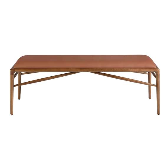 Банкетка 5112/BS19033 из коринчевой экокожи