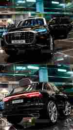 Детский электромобиль "AUDI Q8" 12V, черный