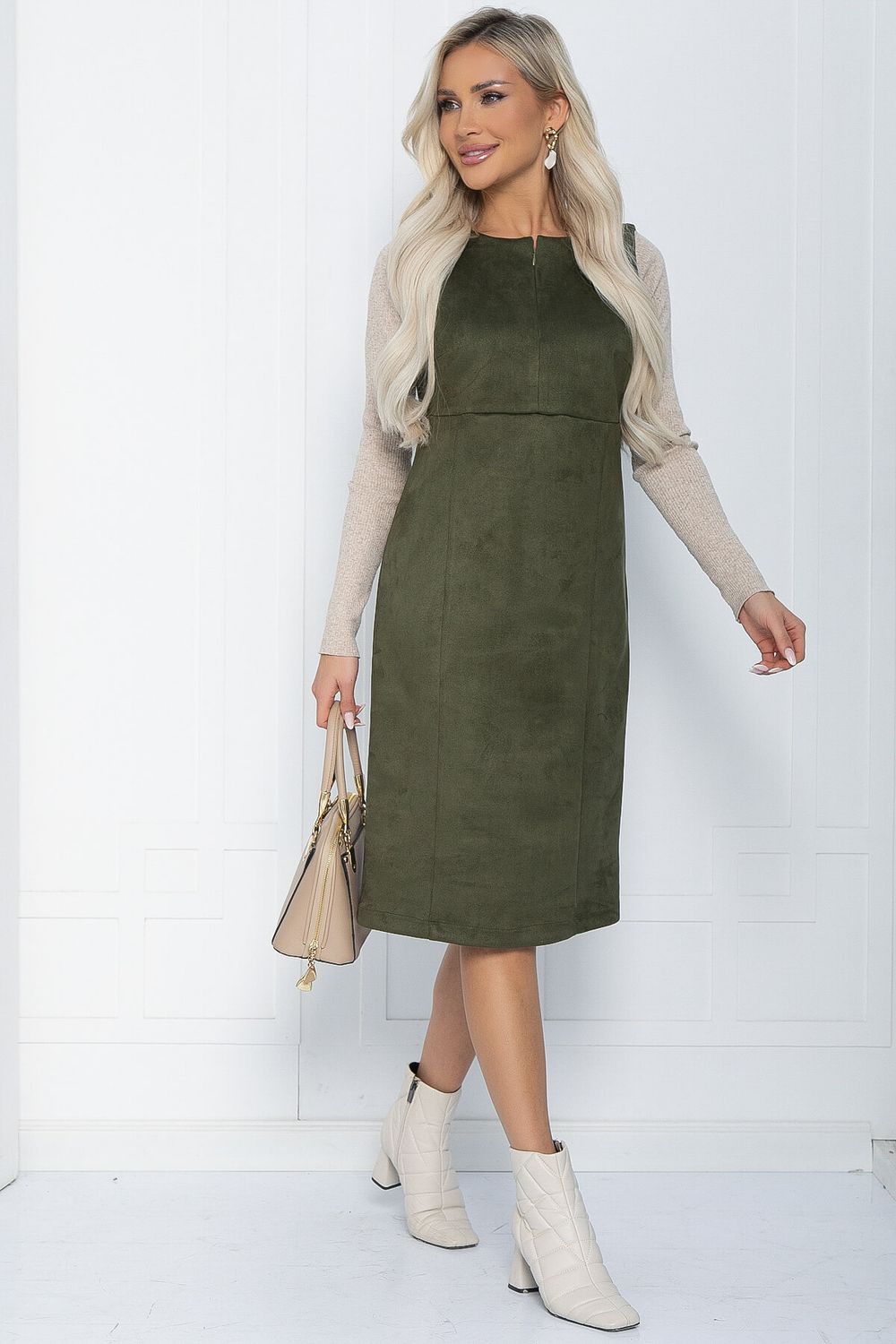 Сарафан Калатея (хаки) П12201-25 LT Collection