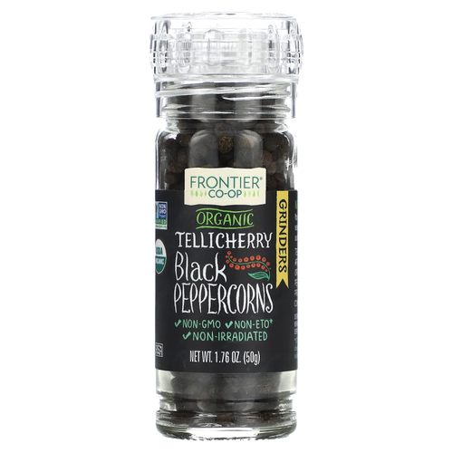 Frontier Co-op, Органический черный перец телличерри, 50 г (1,76 унции)