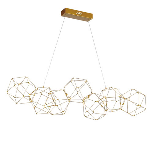 Люстра Lucciola 7A matt gold