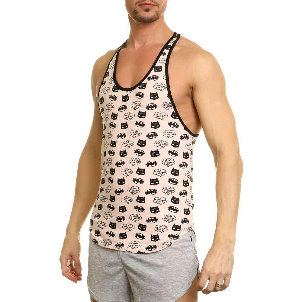 Мужская майка белая с принтом Van Baam 39276