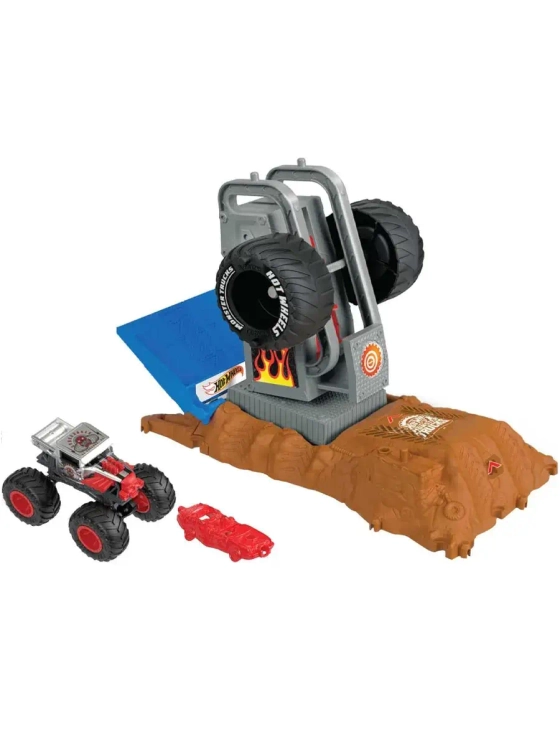 Автотрек трек Хот Вилс Монстр Трак Испытание Шины HNB88