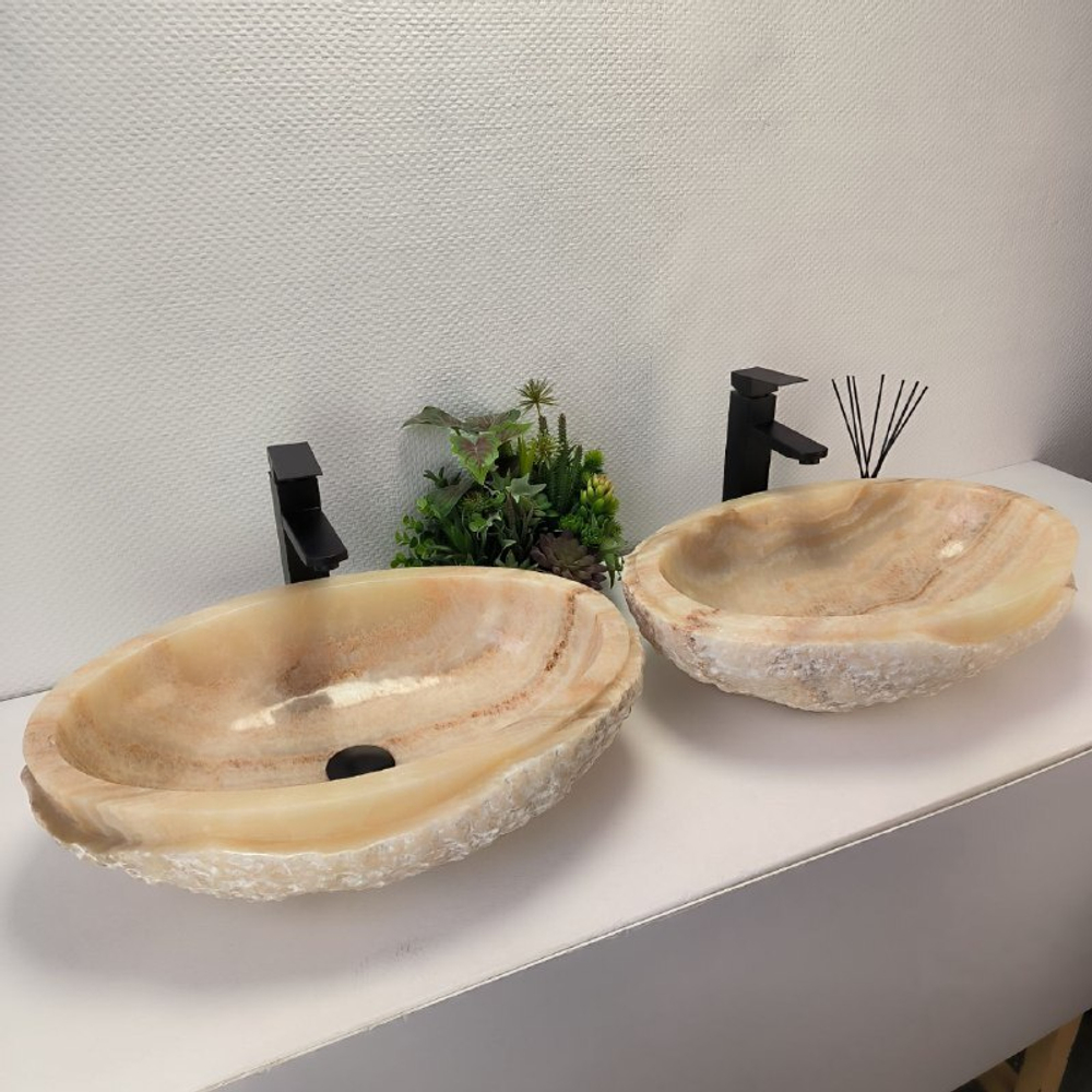 Раковина из оникса ПАРА! Oval Marmo Yellow OO-62705 58*38*15 0102