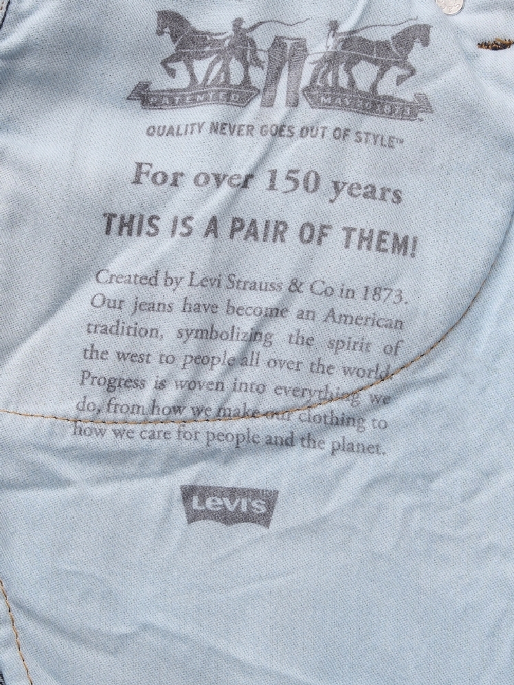 Мужские свободные прямые джинсы Levi's 565 Loose Straight A7221-0011