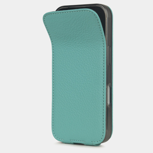 Кожаный чехол для iPhone 17 Pro, теленок цвета тиффани