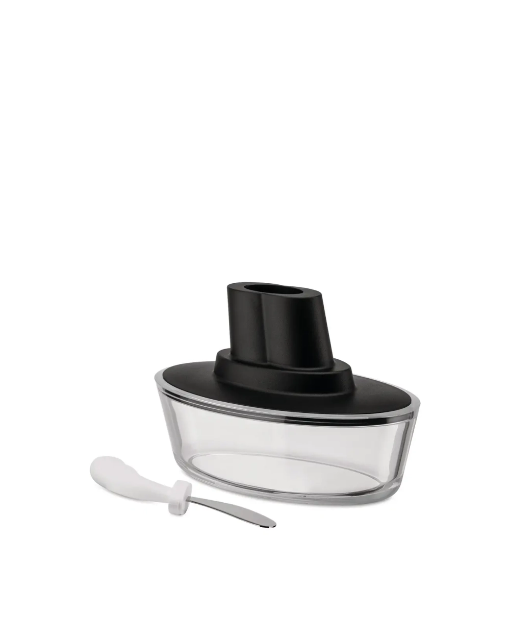 Alessi Масленка в форме корабля, черная