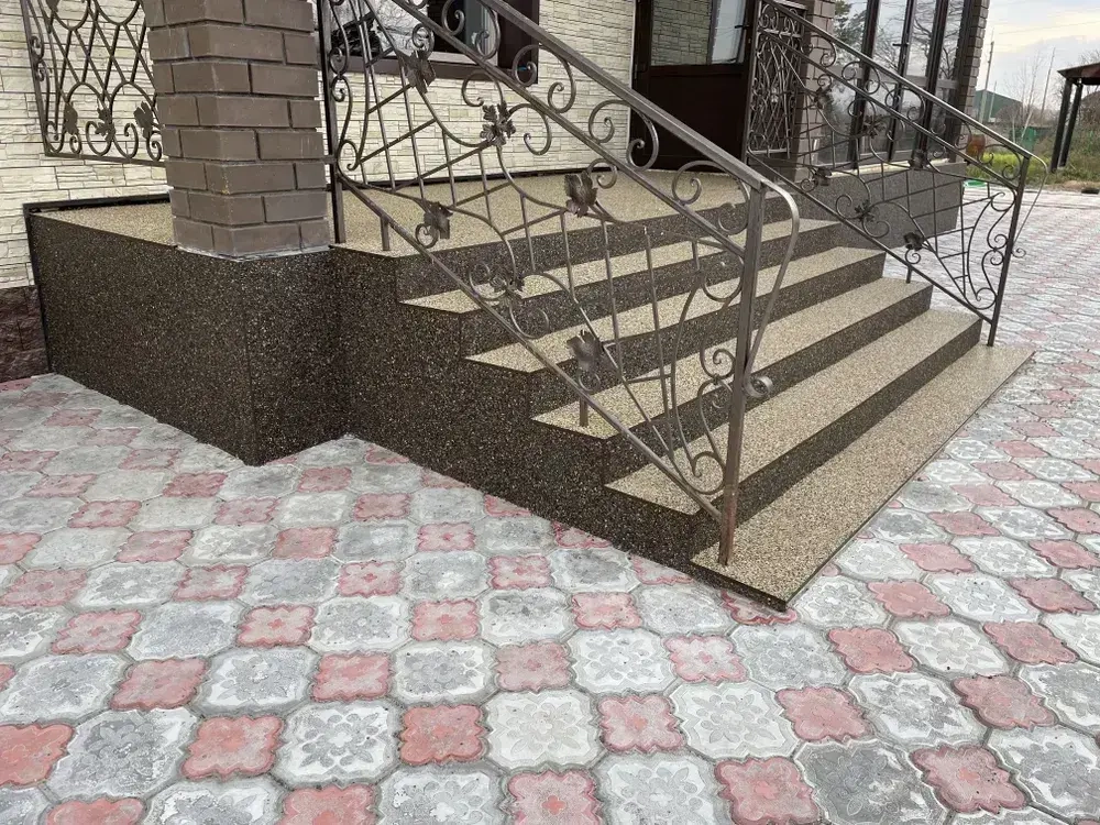 Клей эпоксидный для каменного ковра прозрачный уличный алифатический двухкомпонентный 1/2 мечты 3кг