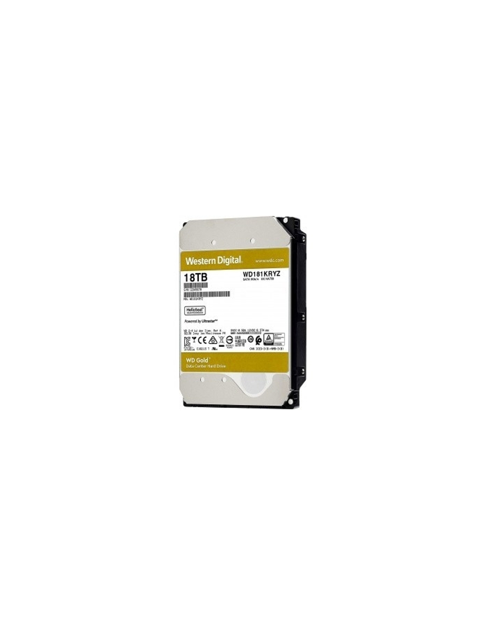 18TB WD Gold  (WD181KRYZ) {SATA III 6 Gb/s, 7200 rpm, 512Mb buffer}