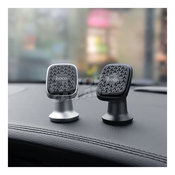 Держатель HOCO CA44 торпедо шарнир магнит серебряный