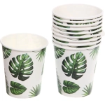 Стакан бумажный 0,2л в наборе 10 шт «Тропики»